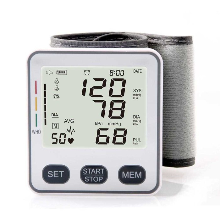 JZIKI Pengukur Tekanan Darah Electronic Sphygmomanometer- KWL-W02