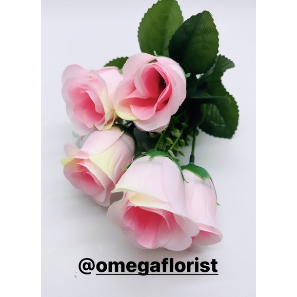 Kuncup OF Artificial Bunga Artificial/Bunga Plastik/Bunga Dekorasi/Dekorasi Pernikahan/Pernikahan-Pink Muda