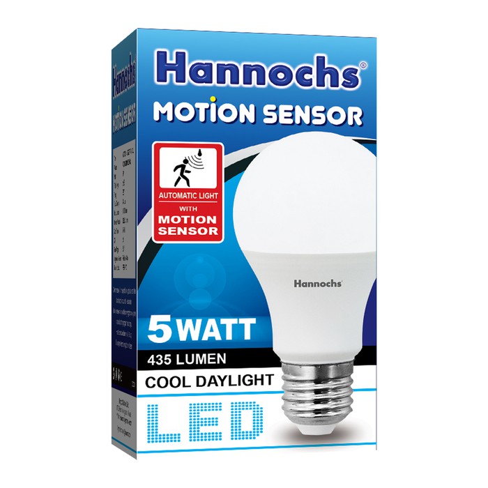 Lampu LED Sensor Gerak/ Hannochs Motion Sensor 5 Watt