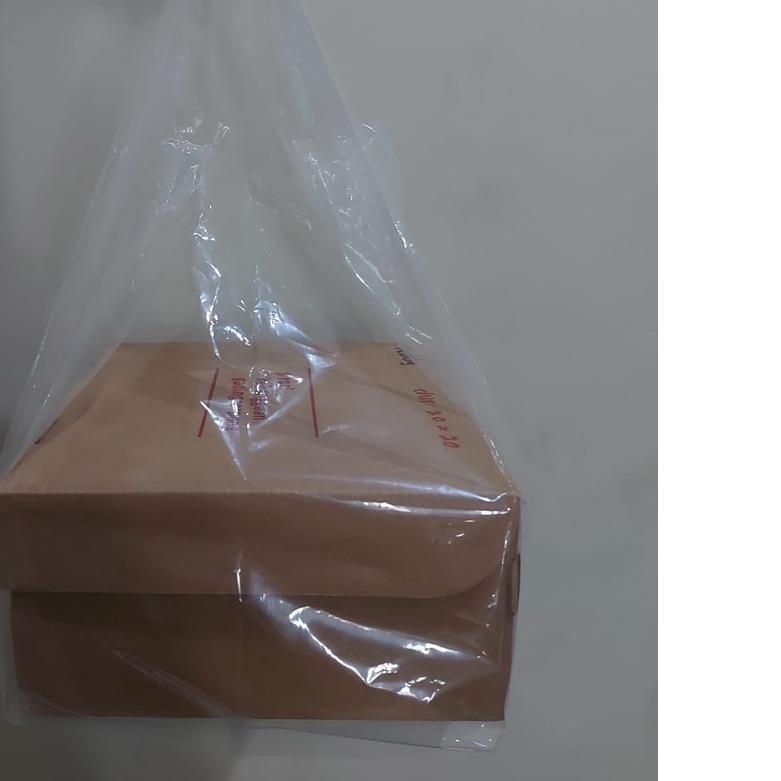 

KRESEK PE bening uk 23 untuk box 20 x 20 ( pabrik langsung)