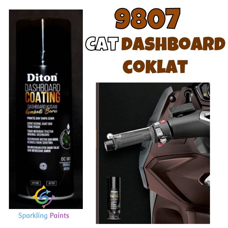 Pilok Diton Dashboard Coating 9807 Original Brown / Dasbor Coklat