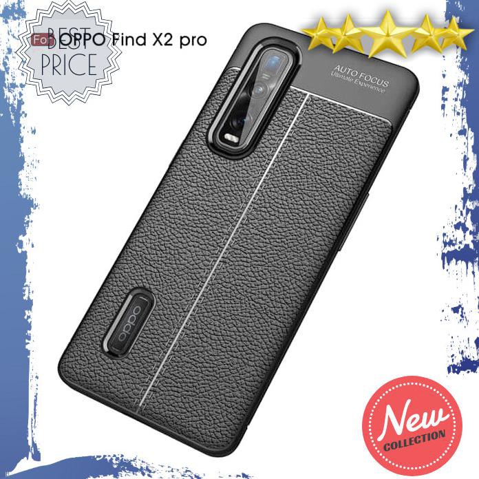 CASING HP OPPO FIND X2 FIND X2 PRO SOFT CASE AUTOFOCUS LEATHER KULIT
