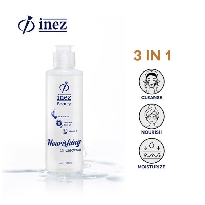 Inez Nourishing Oil Cleanser Easily Removes Waterproof Makeup