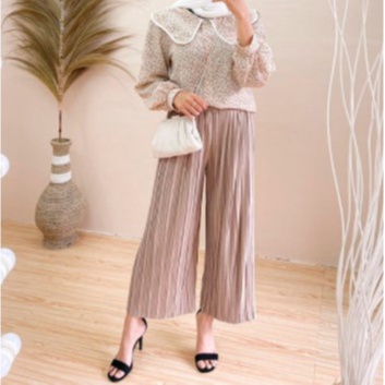 CELANA KULOT PANJANG KULOT PLISKET PANJANG MURAH BISA COD