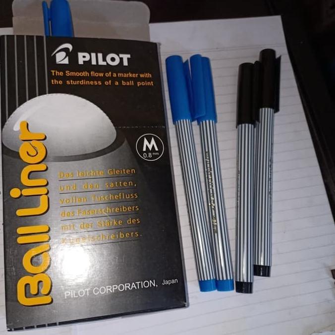 

[COD] Pulpen Pilot Balliner 0.8 /pack 12pc BERMUTU Kode 1111