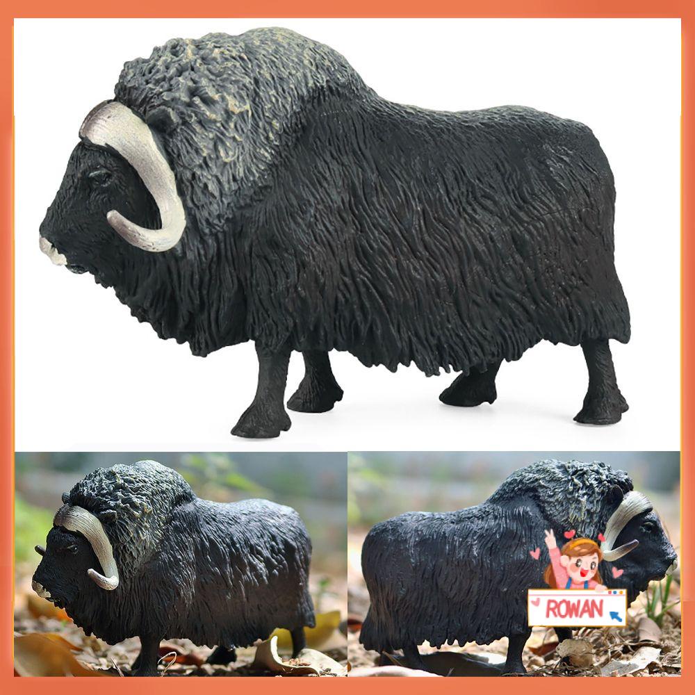 R-flower Musk-ox Model Hewan / Bunga Untuk Edukasi Dini Anak