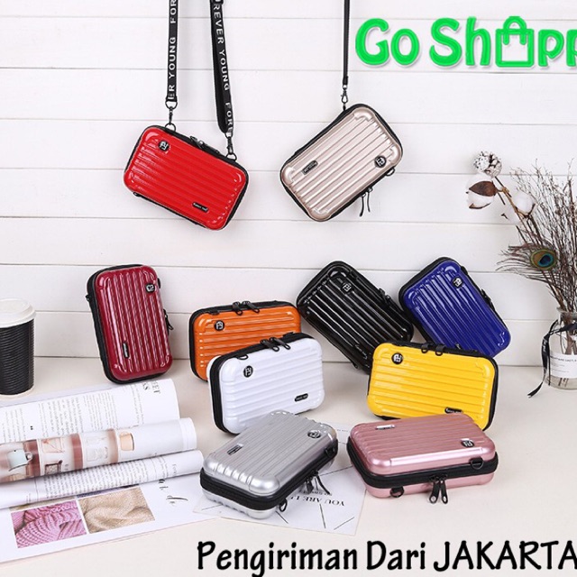 Tas Koper Mini Bahan PVC Keras - Tas Selempang Import Fashion Wanita - Tas Wanita Import [SL08]