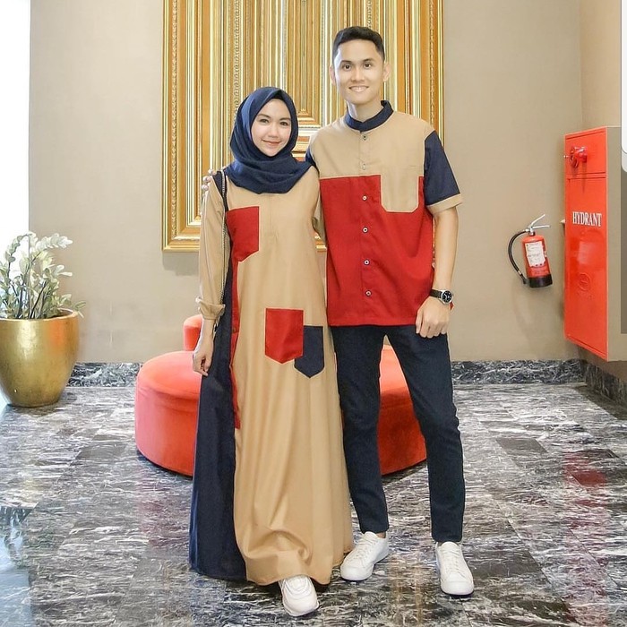 BAJU GAMIS COUPLE MURAH BEST SELLER LEBARAN 2020