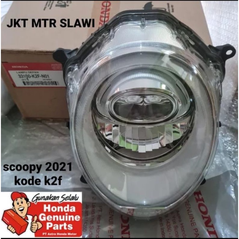 33100-K2F-N01 lampu depan reflektor new scoopy 2021