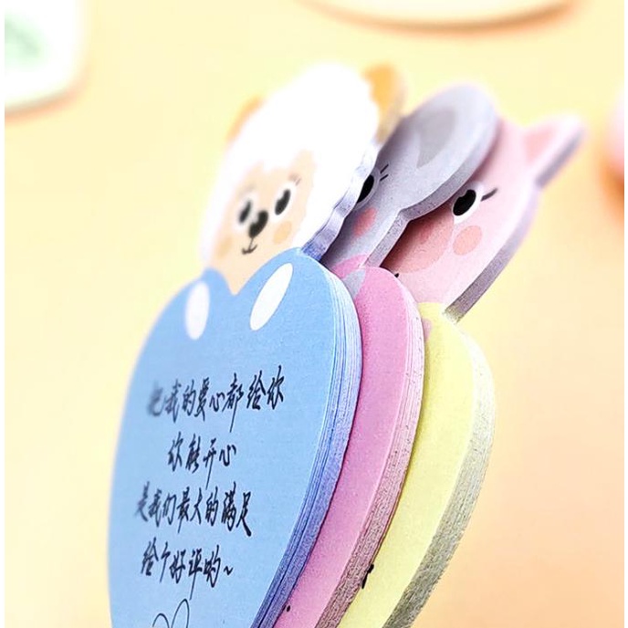 

STICKY NOTES LOVE ANIMAL MEMO TEMPEL LUCU - PUPPY