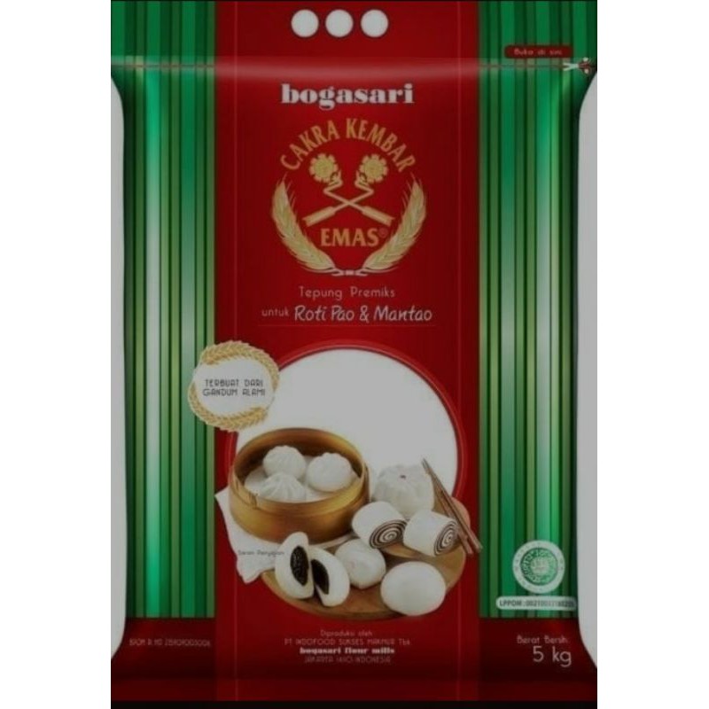 

tepung cakra kembar emas pao dan mantao