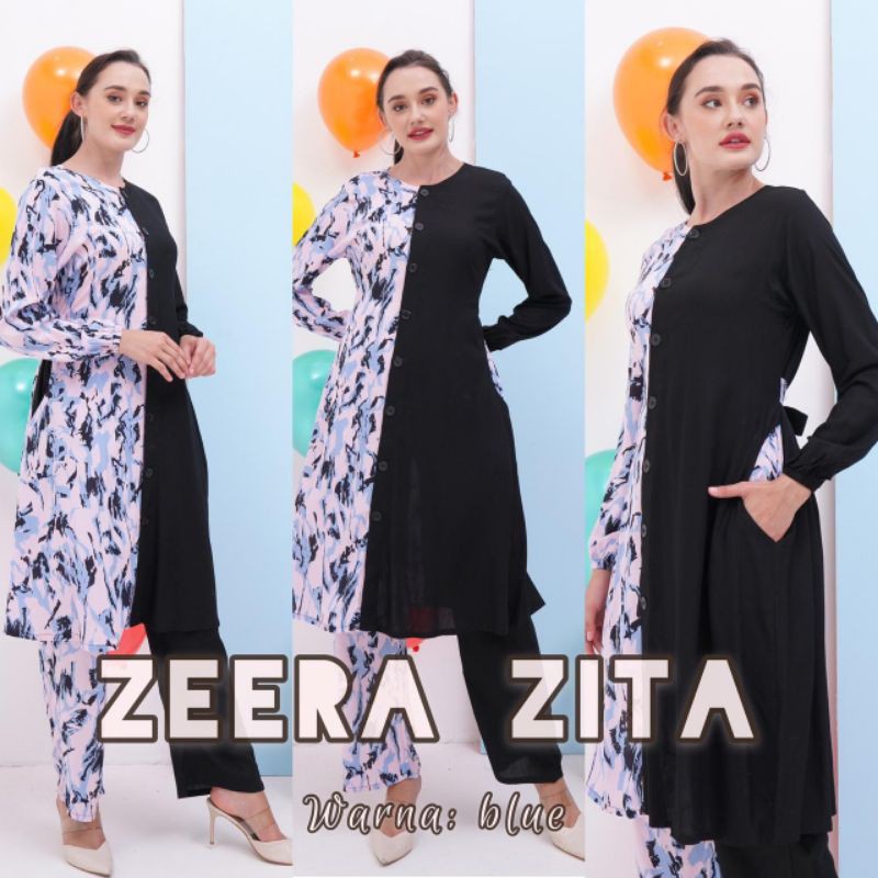 Daster Arab ZEERA ZITA Baju setelan Tunik Rayon