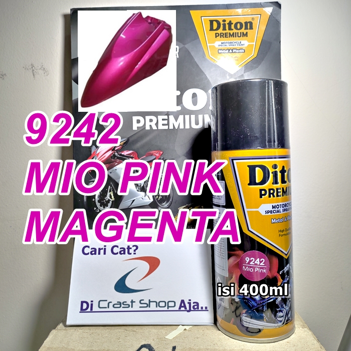 Cat Pilox Diton Premium MIO PINK 9242 400cc warna Magenta merah muda yamaha mio j sepeda motor mobil
