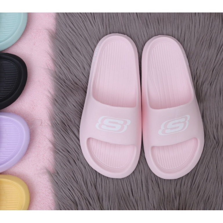 Sandal Wanita Selop Skecher Sandal Skechers Cewek Sandal Slip On Skechers Sendal Selop Sketcher Original Cewek Korea Murah Sendal Slide Wanita Terbaru