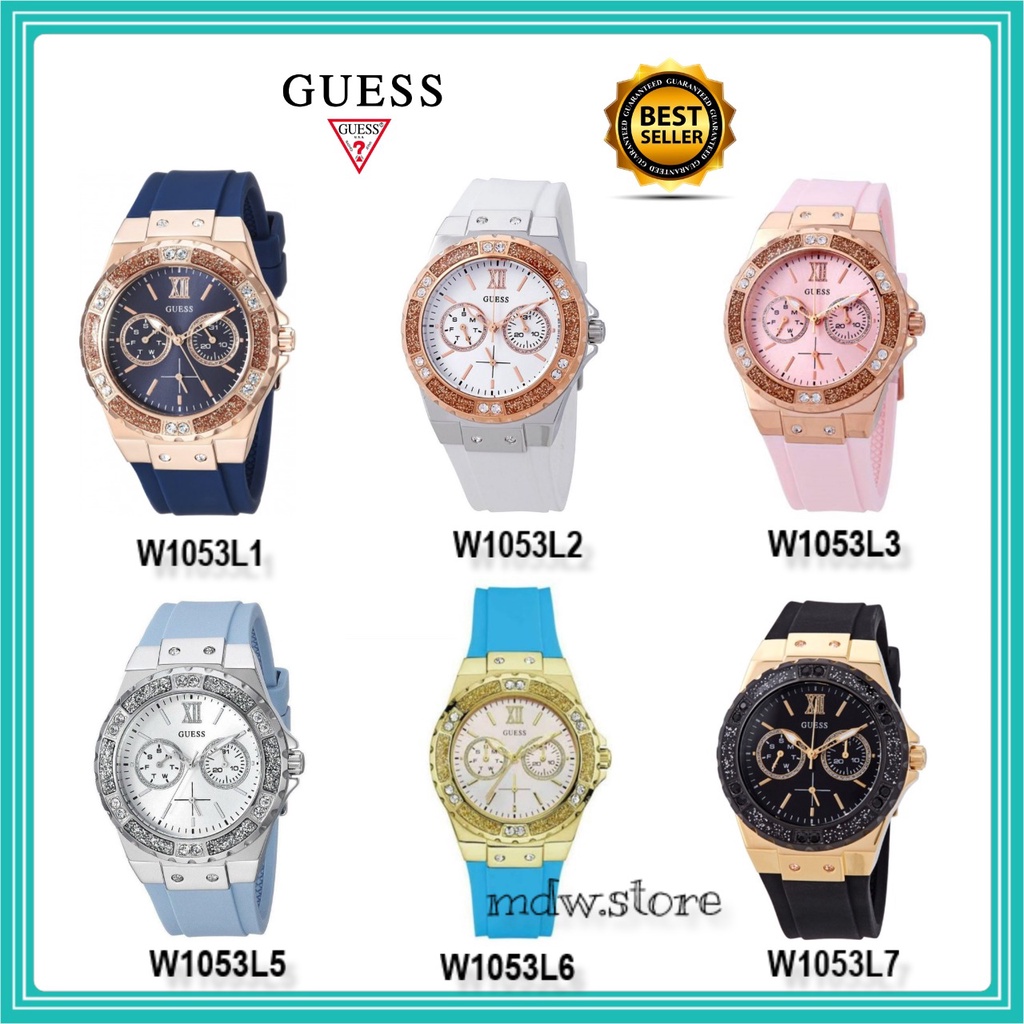 Guess Original Type W1053L1 W1053L2 W1053L3 W1053L5 W1053L6 W1053L7 Jam Tangan Wanita