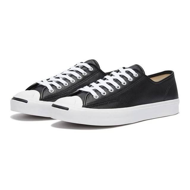 Converse Jack Purcell Leather Low Black White
