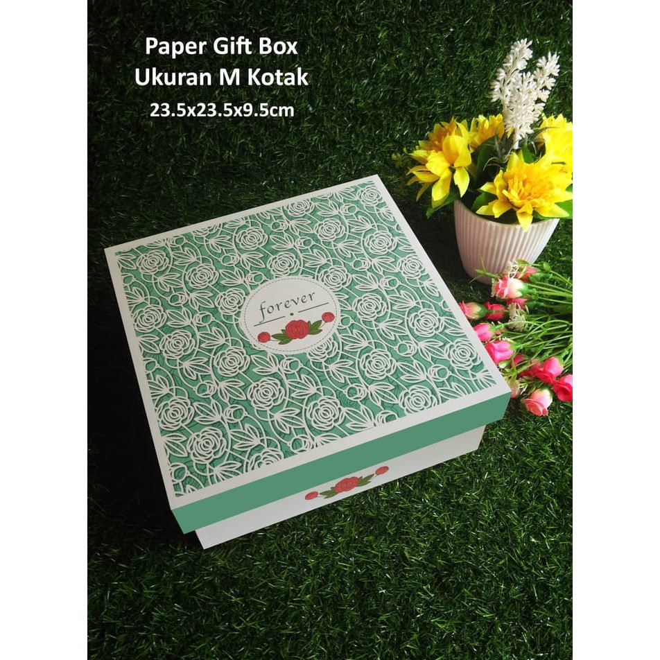 

Paper Gift Box M Kotak / Kotak Kado Serbaguna FOREVER - Versi 2
