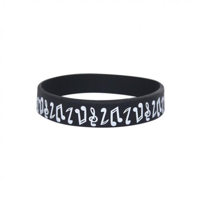 NOTES WRISTBAND - BLACK | GELANG MUSIK NOT KALUNG TITANIUM