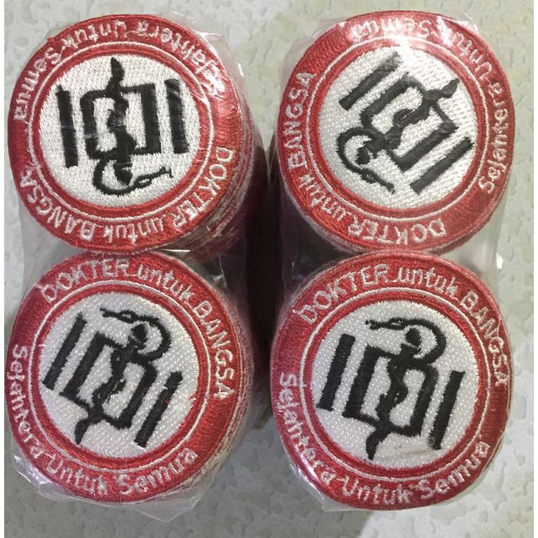 Badge IDI (Ikatan Dokter Indonesia) bordir
