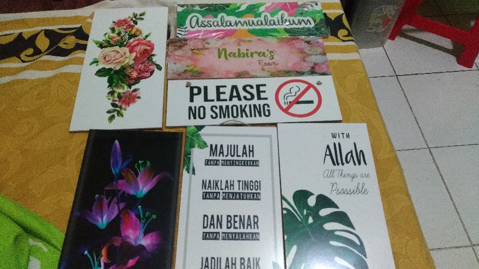 Produsen Hiasan Dinding Poster Kayu Gantung Dekorasi Rumah Project1 33 Gantungan Tali Rami 1030