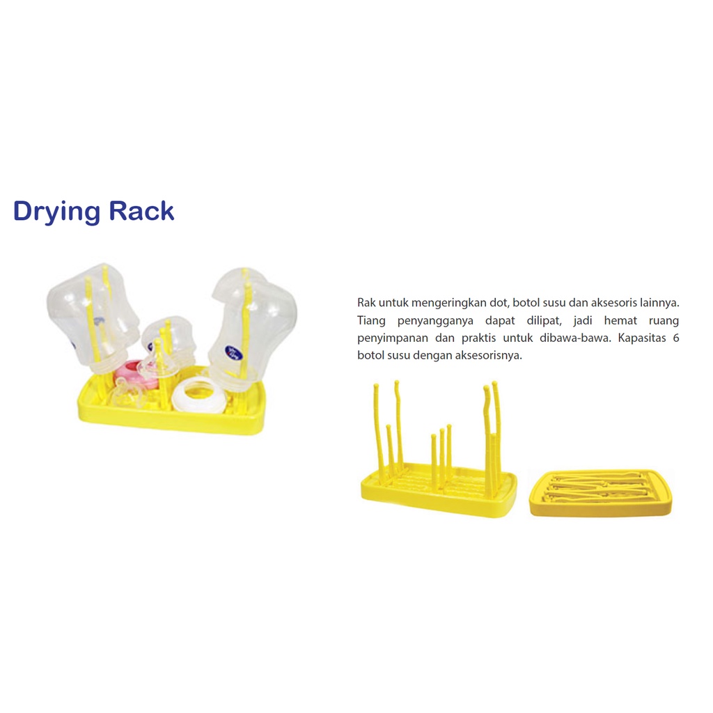 Baby Safe DR08 Portable Drying Rack | Rak Pengering Botol Portable