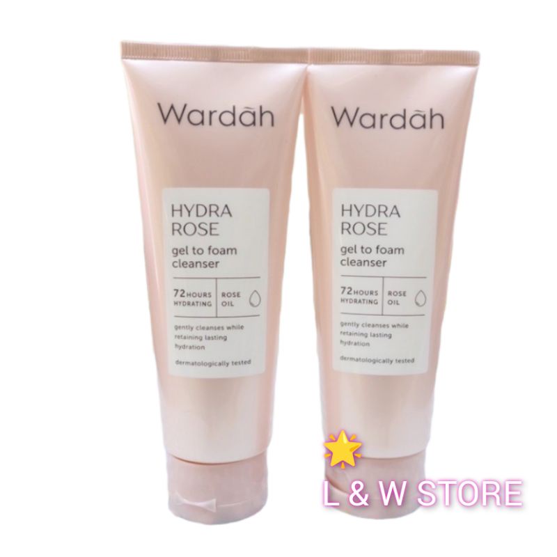 Wardah Hydra Rose Gel to Foam Cleanser