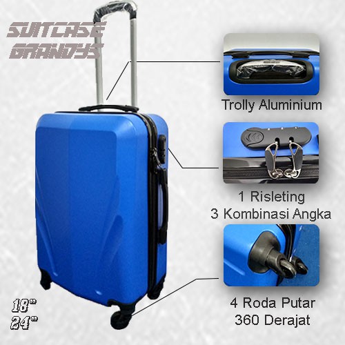 PROMO KOPER MURAH RODA 4 UKURAN 22 INCH ROBERT ANSELL/ LOPER TRAVEL/ KOPER/ KOPER HARDCASE/ KOPER