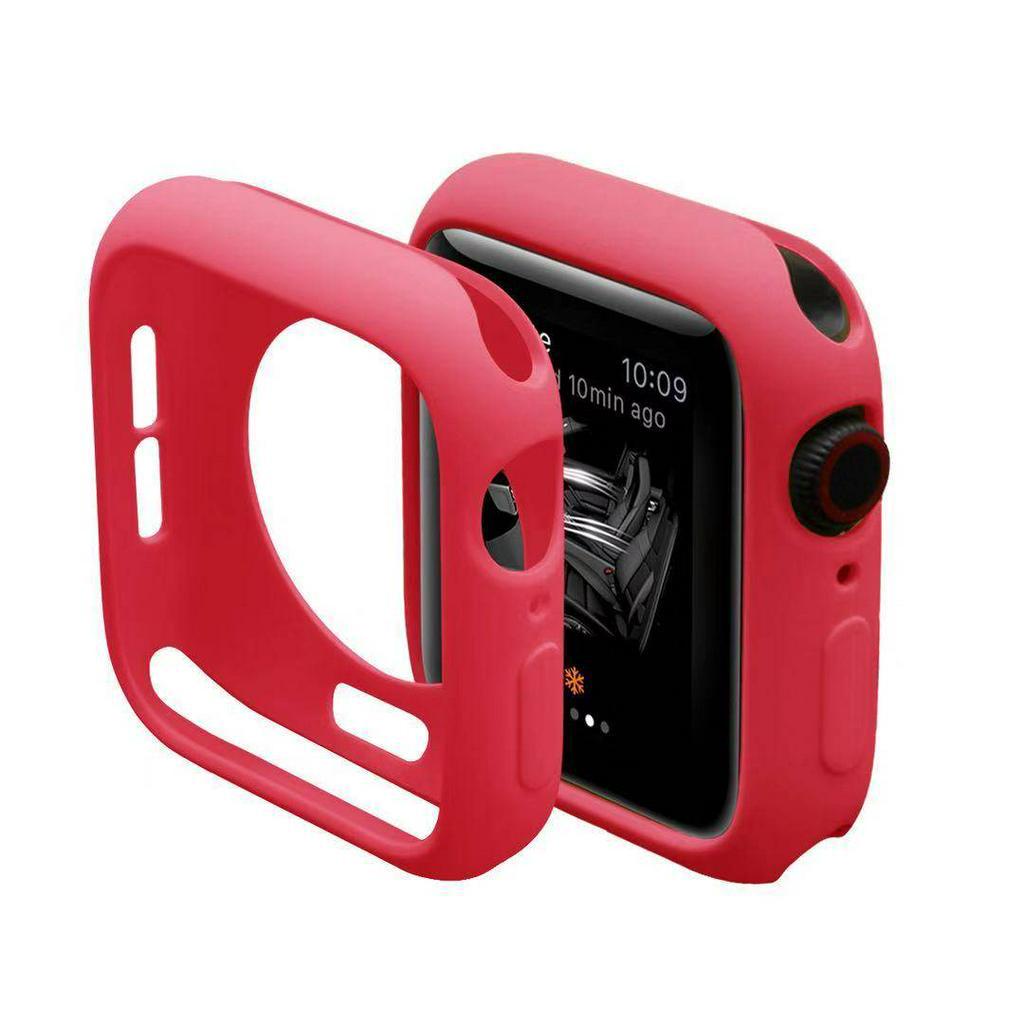 Case Bumper Pelindung Layar Bahan Tpu Ultra Tipis Warna Permen Untuk Apple Watch Seri 6 Se 5 4 3 38 42 40 44mm