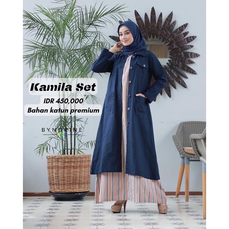 Kamila Set neo / Dress murah /dress casual