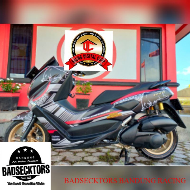 sticker decal full body Yamaha nmax redbull motip pilihan keren