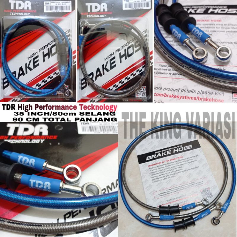Selang Rem TDR/Selang Rem Depan TDR/Selang Rem Motor TDR 35Inch/Selang TDR 90 cm/Selang Rem Motor