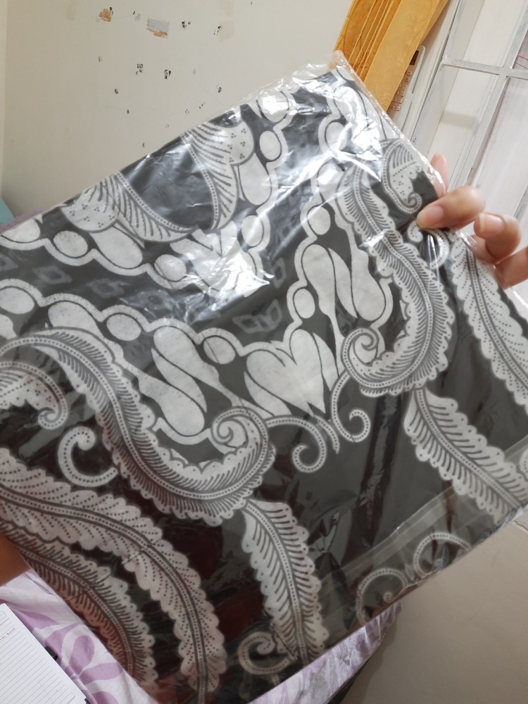 Batik Couple Keluarga Sania Ruffle Ori Ndoro Jowi Dnt Ulir Putih