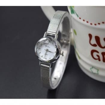 (BISA COD) Jam Tangan Wanita Cewek Original Skmei swiss army Rolex Casual Gshock - Silver (TERMURAH)