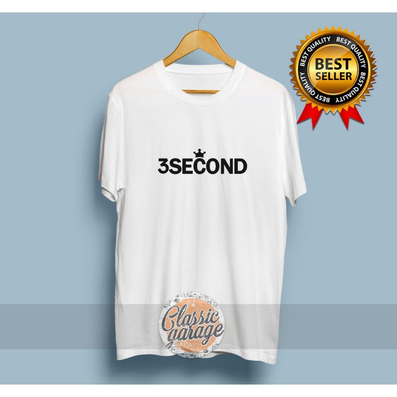 KAOS 3SECOND KAOS KEKINIAN KAOS VIRAL KAOS DISTRO MURAH KAOS PRIA MURAH