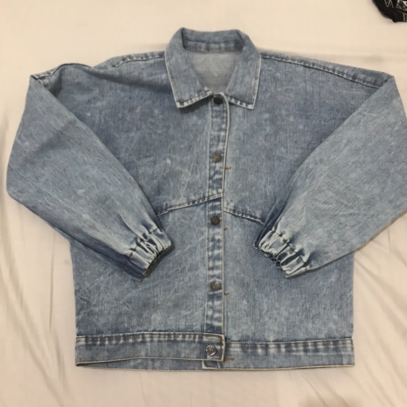 Jaket Denim Tebal Light Blue