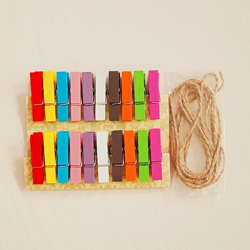 [3,5cm] Wooden Clip HQ / Jepitan Foto / Wood Clip Penjepit Kayu bisa diaplikasikan dgn tumblr
