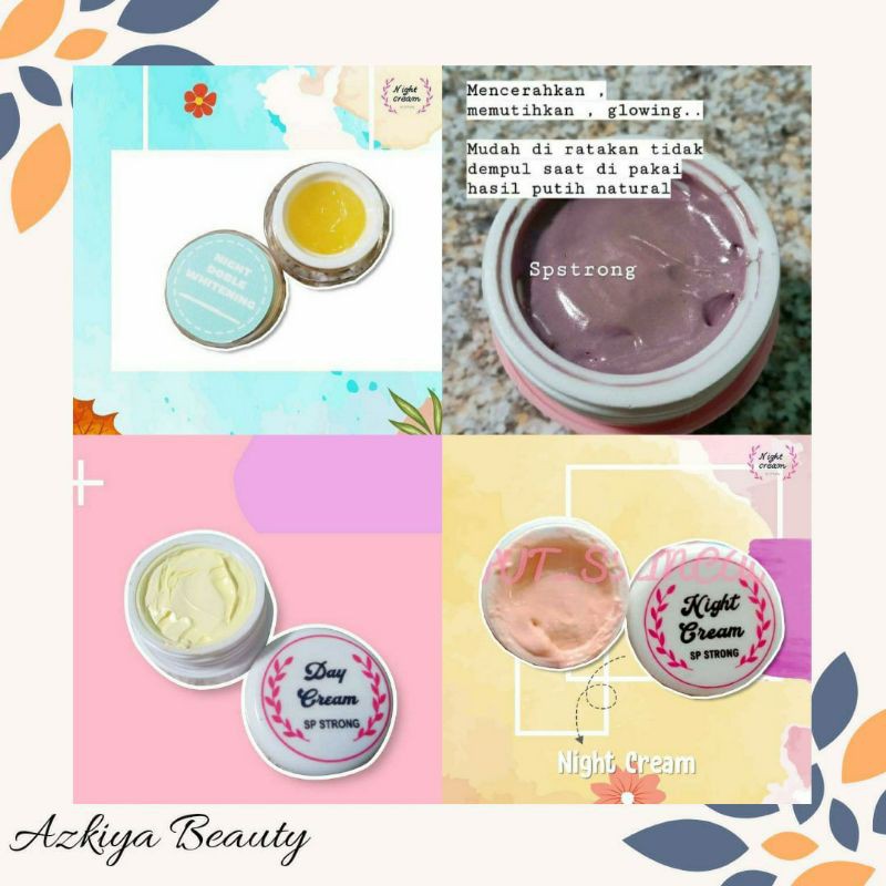 ECER KRIM SP STRONG ( SIANG, MALAM, 2IN1, DIAMOND)