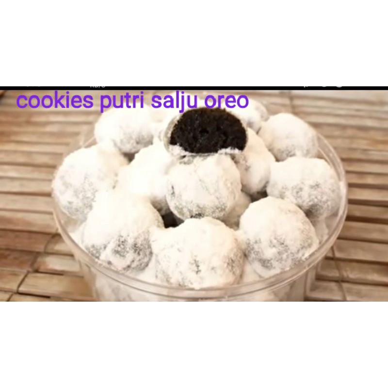 

tanzeela cookies,aneka cookies putri salju @ toples uk 500 gram