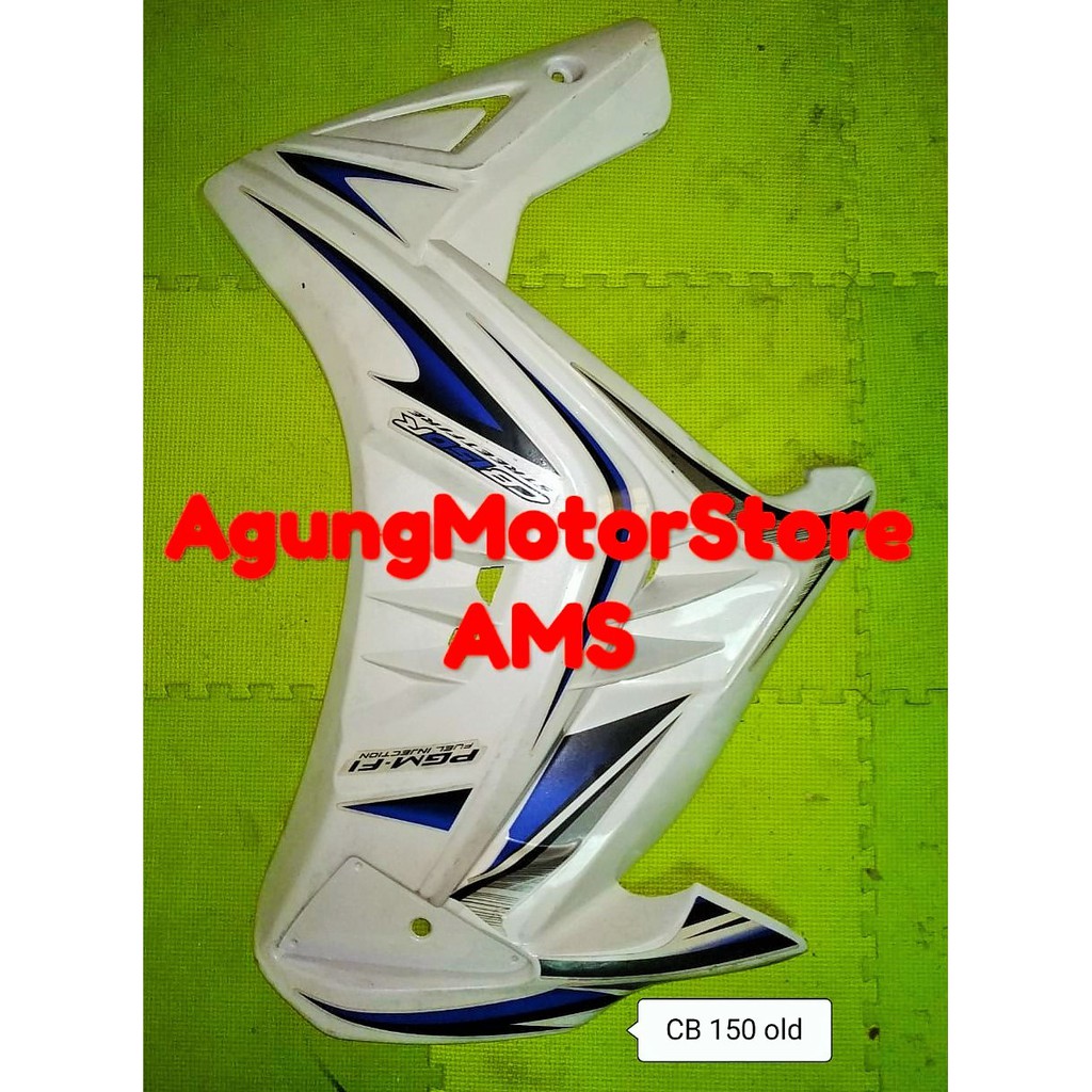 SAYAP SAMPING VARIASI HONDA CB 150R OLD PUTIH