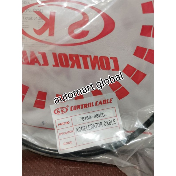 kabel gas toyota kijang efi 1800cc 78180-OB100 SK