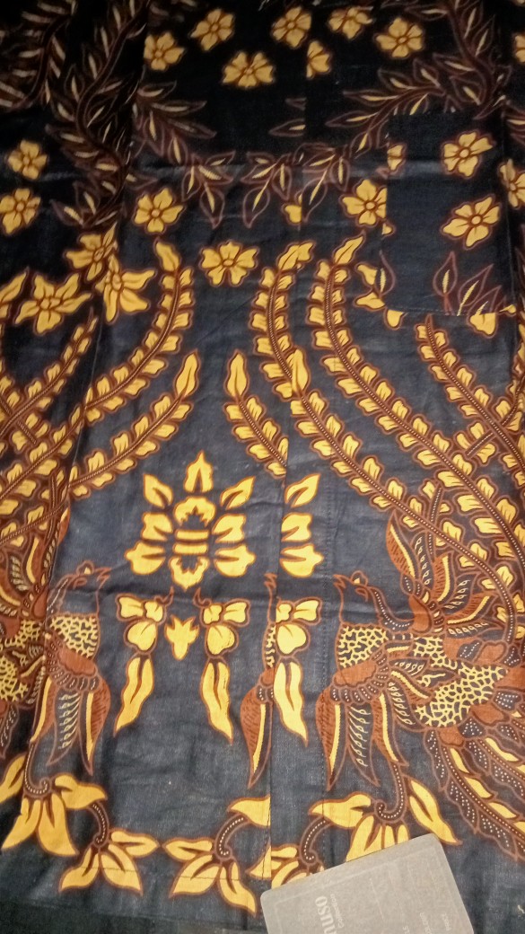 Kemeja Batik Pria Lengan Panjang Size M L Xl Xxl Bswart Batik Hrb026 Kenango Panjang Padi