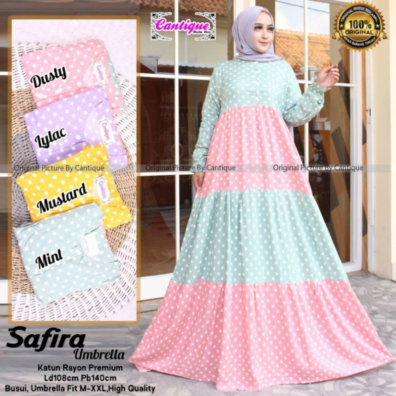 SAFIRA UMBRELLA GAMIS PREMIUM BY CANTIQUE