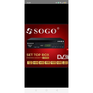 SET TOP BOX SOGO DIGITAL DVB STB FULL HD