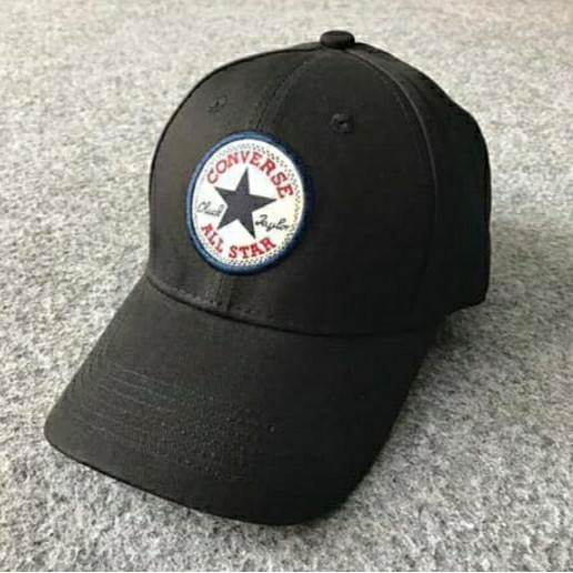 Topi karakter Pria cowok terlaris murah Convrs Hitam Dongker Putih Marun Krem Biru Merah (COD )