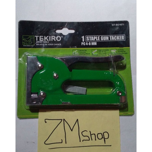 

TEKIRO STAPLE GUN TACKER STAPLES GUN 4-8 MM / TEMBAKAN STAPLES STANDAR TEKIRO