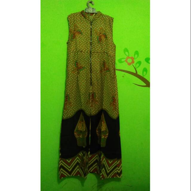 Batik long cardigan