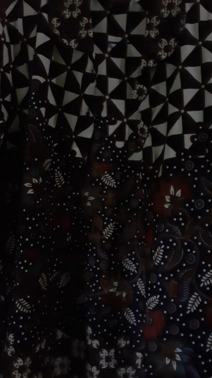 Tunik Batik Ratoe Modern Kode 505 Kancing Depan Krah Dk Tangan 7/8 Bhn Katun Batik Mataram