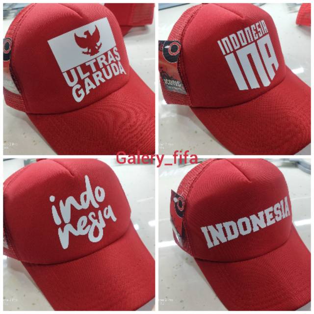 Topi trucker indonesia / topi indonesia
