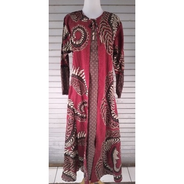 Gamis Rompi Batik Trusmi Lintang Cirebon
