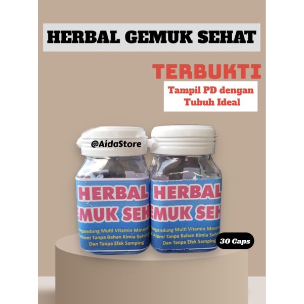PENGGEMUK BADAN ALAMI/ HERBAL GEMUK SEHAT